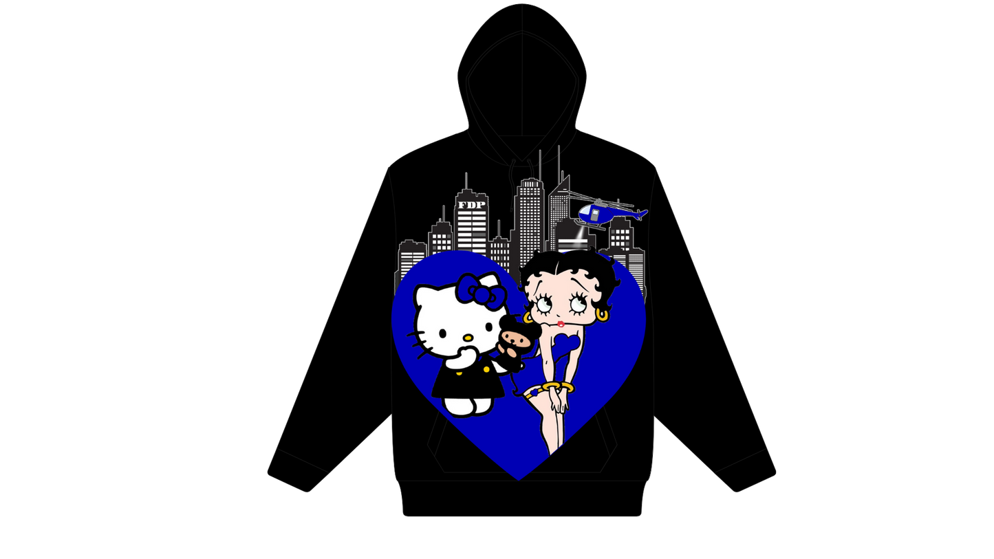 BLUE HLLO KTTY X BTTY BOOP