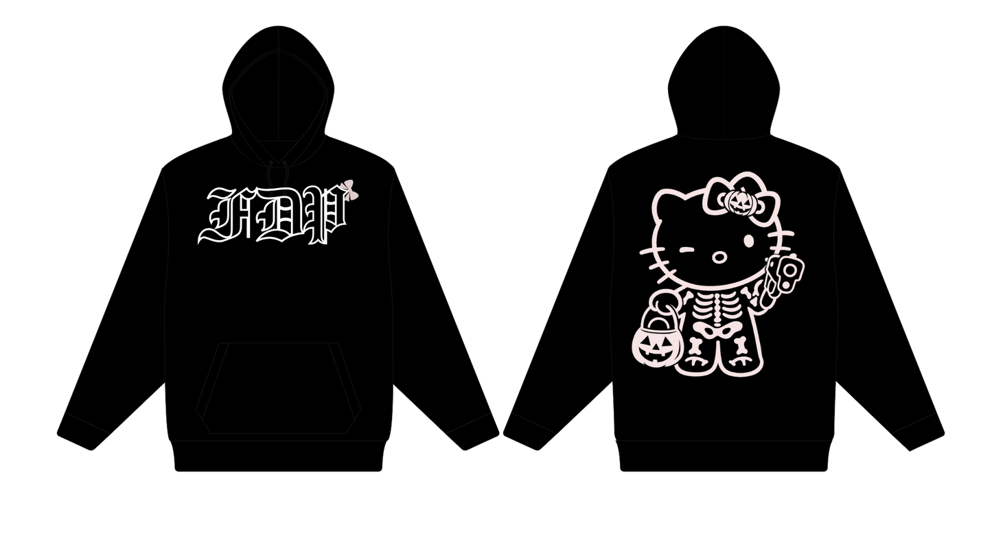 HLK White Halloween Hoodie